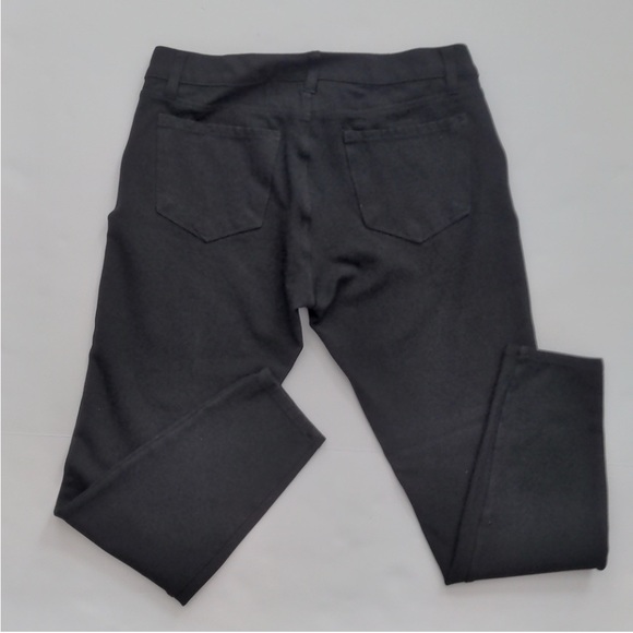 Ann Taylor Devin Ponte Super Skinny Modern Fit Stretch Pants Black size 8 - Picture 7 of 10